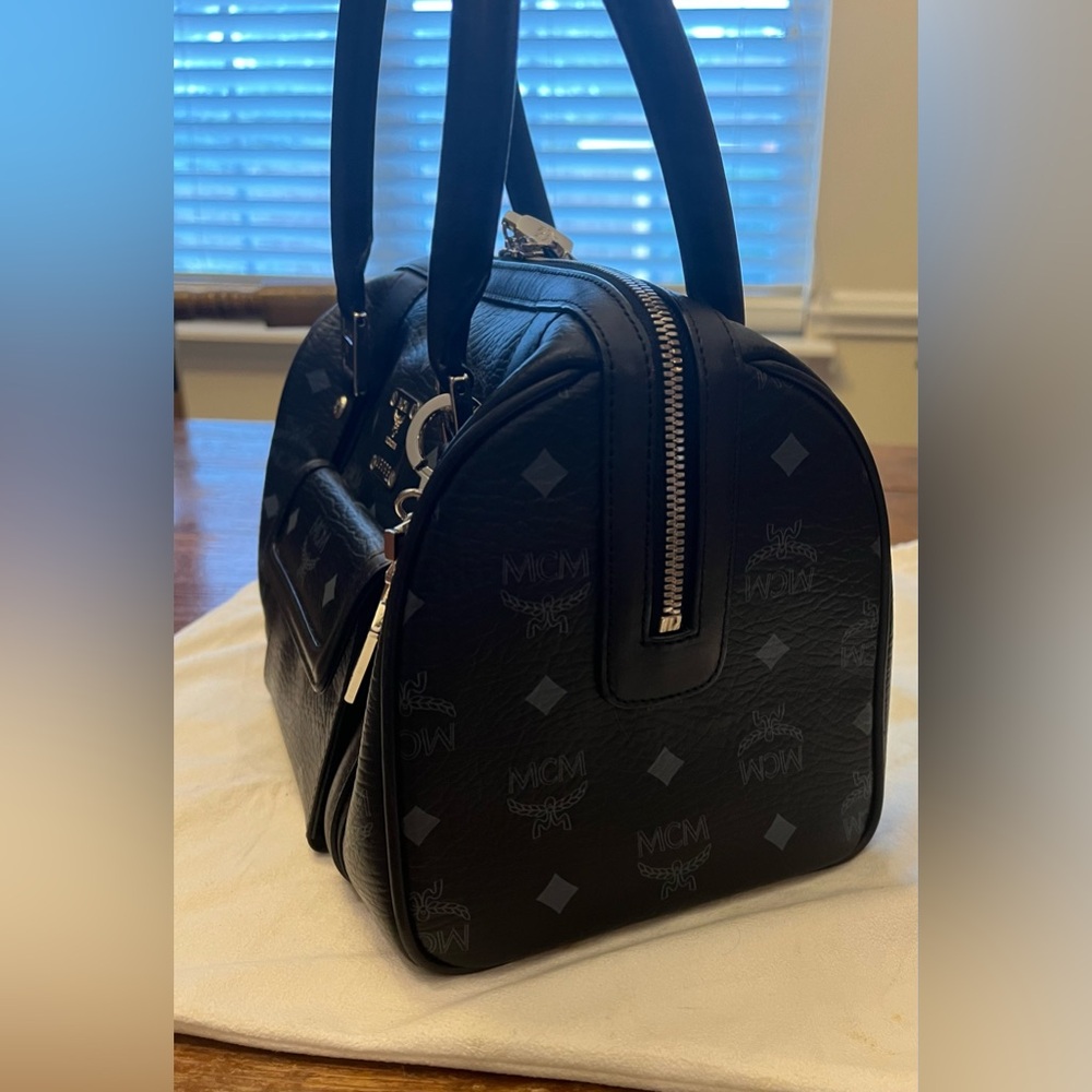 EUC Authentic MCM Visetos Boston Bag - Picture 9 of 15